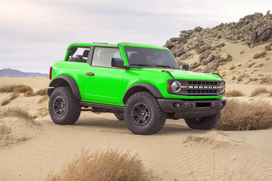 Green 2021 Ford Bronco